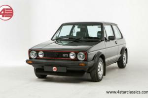 FOR SALE: Volkswagen Mk1 Golf GTi. An original GTi with just 1 owner from new. Photo