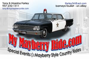 SHOW CAR, BUSINESS, & WEBSITE  www.mymayberryride.com Photo