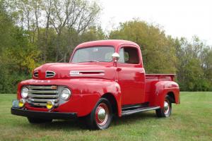 1950 FORD PICKUP F1 RESTORED RED Photo