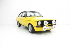 An Iconic, Very Rare Mk2 Ford Escort RS Mexico in Fabulous Condition
