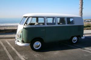 SURVIVOR 1965 VW 11 WINDOW BUS,WALK THROUGH,ORIG.PAINT!