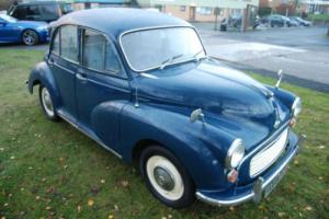 Morris MINOR 1000 blue classic, great condition, drives well, blue leather Photo