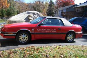 Chrysler : LeBaron Indianapolis Pace Car Photo