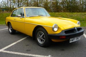 MGB GT 1979 SNAP DRAGON YELLOW COVERED 48,000 BELIEVED GENUINE FROM NEW