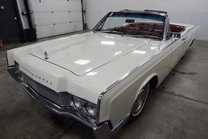 Lincoln : Continental White/Red/White All Elec Work Restored and Ready