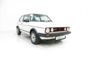 A Legendary Mk1 VW Golf GTi with Complete History File and 91,208 Miles.