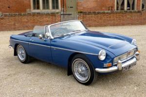 MGC ROADSTER 1968 MINERAL BLUE - COVERED ONLY 1200 MILES SINCE RESTORATION COMP Photo