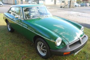 MG B GT green rubber bumper overdrive, great to drive, k&n filters Photo