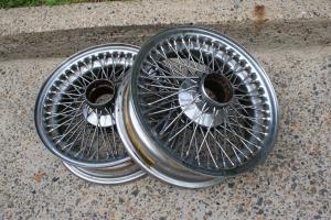Jaguar E Type X2 Wire Wheel Rims FOR 1960s Series 1 2 in Vaucluse, NSW