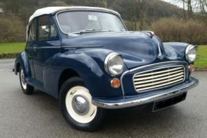 1959 Morris Minor Convertible, unleaded 1098, new interior, excellent all round, Photo