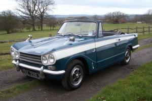 Lovely solid and original 1970 Triumph Vitesse Mk2 Convertible,Drives superbly.