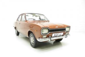 A Collectors Mk1 Ford Escort 1100XL with Just 22,883 Miles from New. Photo