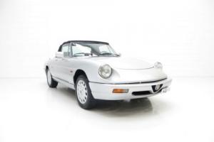 A Spectacular Alfa Romeo Spider Series 4 in Show Condition