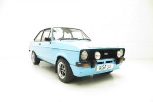 A Rare and Unmolested Ford Escort Mk2 1600 Sport in Superb Order.