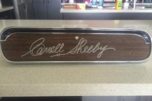 1965 1966 Mustang Glove BOX Signed BY Carroll Shelby