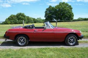 Stunning 1980(V) MGB Roadster in Damask Red with leather interior,only 65000 mls Photo
