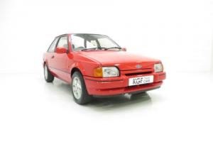 An Original Early Collectors Ford Escort XR3i Mk4 with only 26,580 Miles