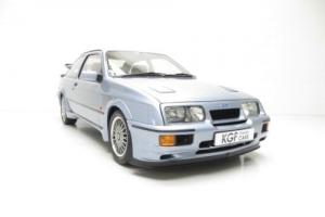 One of 52 Moonstone Blue Ford Sierra RS500 Cosworth’s with Just Four Owners. Photo