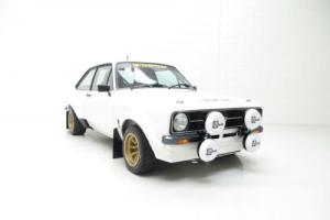 A Millington powered Ford Escort Mk2 RS1800 Motorsport with MSA Log Book. Photo