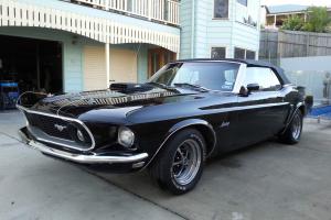 1969 Ford Mustang Convertible Black 351 4 Speed in QLD Photo