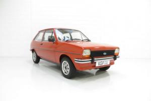A Pristine Mk1 Ford Fiesta 1300GL with an Incredible 26,333 Miles from New.