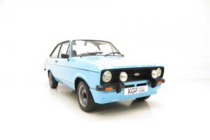 A Stunning Ford Escort Mk2 1600 Sport in Show Condition Photo