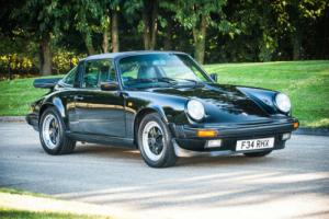 1989 Porsche 911 3.2 Carrera Targa - Black with Black Leather