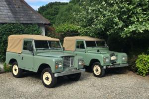 Land Rover Series 3 88" 1980 Pastel Green Soft Top Refurbished