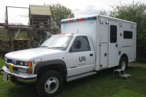 AMERICAN CLASSIC 1998 RHD MILITARY CHEVROLET AMBULANCE/CONVERTED TO A CAMPER