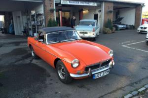 MG/ MGF B Roadster,chrome bumper, 1973 ONLY 61000 MILES FROM NEW 2 OWNERS Photo