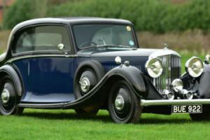1935 Derby 3 1/2 Litre Pillarless sports saloon by Rippon. For Sale Photo