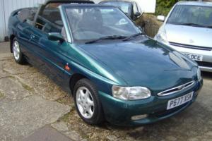 Ford Escort 1.8i Ghia Cabriolet, Convertible, 35,000 MILES FROM NEW