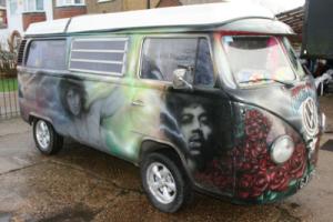 Volkswagen Camper Westfaila, airbrushed hippy wagon. Photo