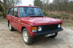  1979 ROVER RANGE ROVER MASAI RED 64,000 MILES NEVER WELDED Photo