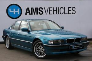 BMW 740I INDIVIDUAL AUTOMATIC ATLANTIS BLUE CREAM LEATHER PIPED - OUTSTANDING! Photo