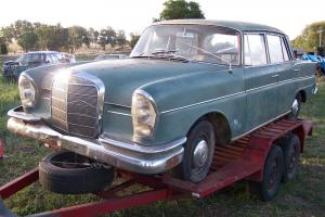 Mercedes 220SEB 1960 W111 Aussie Assembled Barn Find Fintail Project in NSW