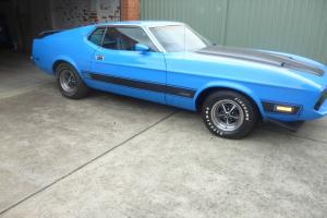 Price Drop 1973 Ford Mustang Mach 1 Blue Left Hand Drive in VIC