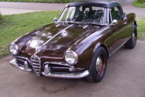 1962 Alfa Romeo Spider Giulietta Spider (10103 series)