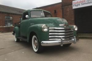 Chevy hot rod Pick up lhd 1950 292 all new chrome very nice truck