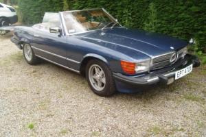 LEFT HAND DRIVE MERCEDES SPORTS 380SL ROADSTER CONVERTIBLE SUPERB COND LHD Photo
