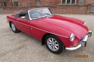 MGB ROADSTER 1978 CHROME BUMPER CONVERSION STUNNING CONDITION THROUGHOUT Photo