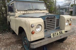 *LAND ROVER 88" 4 CYL DIESEL SERIES 3 HARDTOP*1972 (L)*RESTORATION PROJECT* Photo