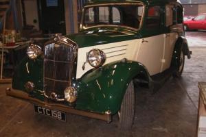 1937 Wolseley 12/48 Saloon Car. Restored and running. Photo