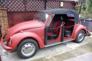 1970 VW Beetle + One-off 4 Canvas Door Beetle Cabriolet + From Storage + Unique. Photo