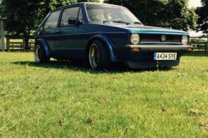 Mk1 Golf - Mk2 1.8 16v engine GTI interior Rolled Steel Arches Project with MoT