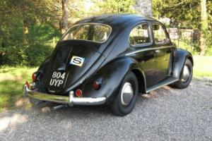 '58 VW Beetle. Original unrestored on the road car. Drives great. Swedish Import Photo