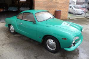 VOLKSWAGEN KARMANN GHIA 1600 COUPE (1971) GREEN! PERFECT VW RESTORATION PROJECT!