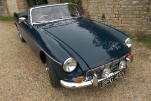 MGB Roadster 1970, Chrome bumper in Blue Royale, Tax exempt. Photo