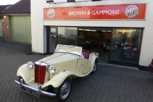 MG TD 1952, CREAM, USA CAR, NOW UK REGISTERED Photo