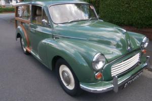 Morris Minor Traveller 1968 Almond green with leather interior